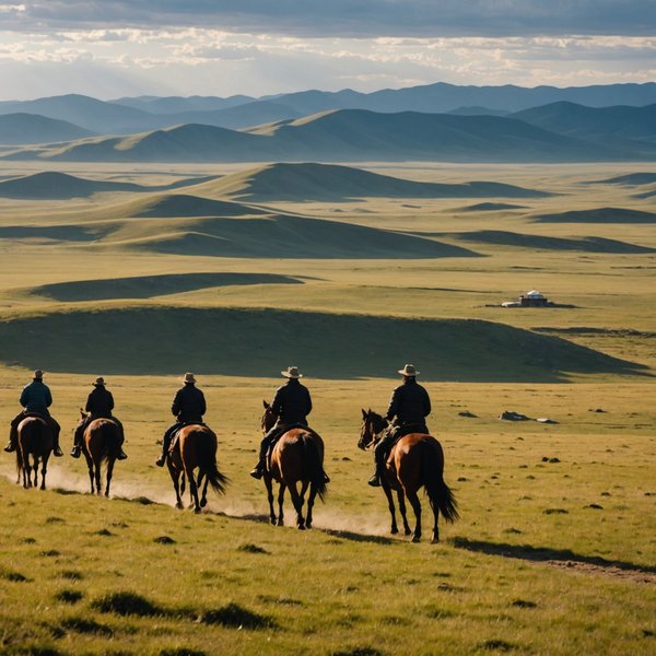 Quels sont les meilleurs itinéraires pour une balade à cheval dans les plaines mongoles?