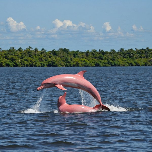 Quelle croisière offre des excursions pour observer les dauphins roses en Amazonie?
