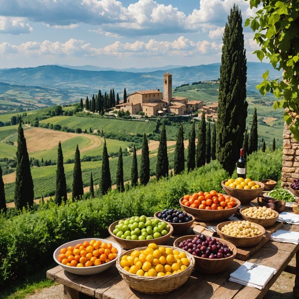 Comment organiser un séjour en Toscane avec des cours de cuisine et des visites de marchés locaux?